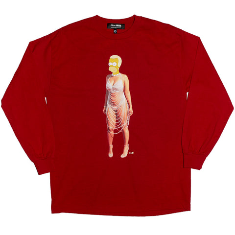 HOMER ROSE long sleeve t-shirt