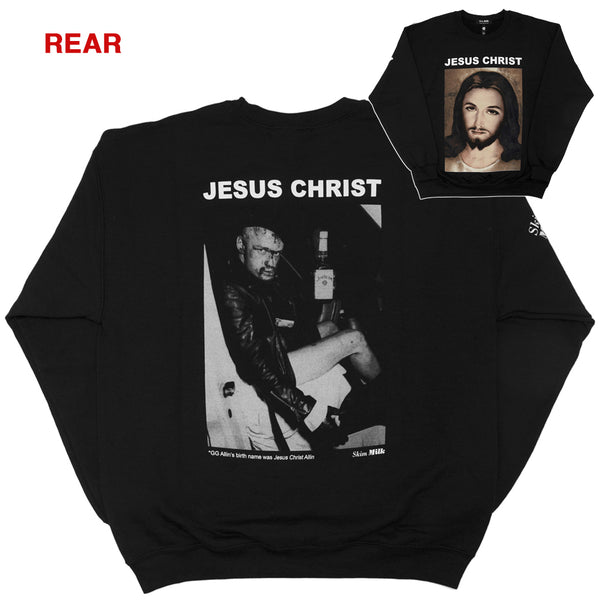 jesus christ / gg allin sweater