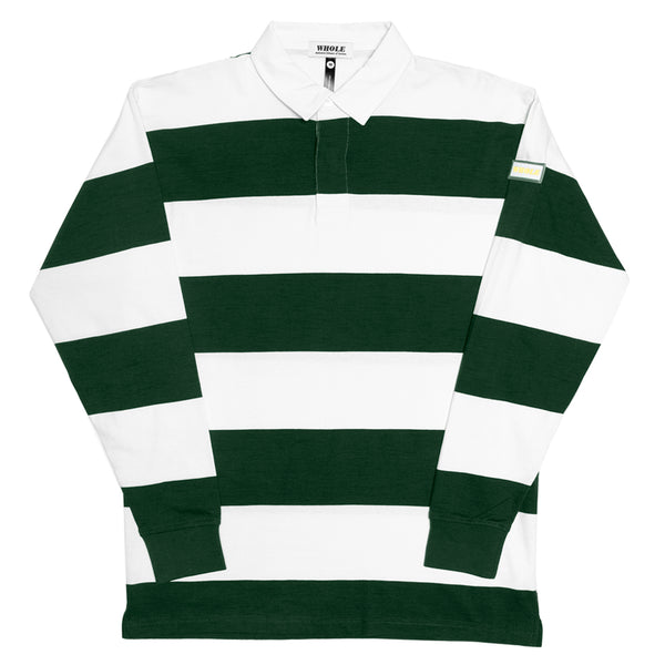 STRIPED RUGBY (green/white)