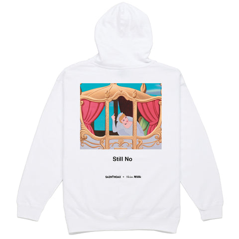 No. Still NO (Saint Hoax COLLAB) white hoodie_