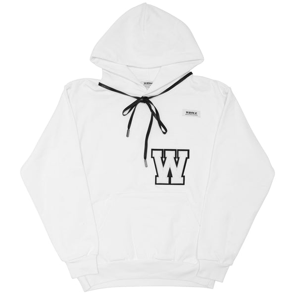 varsity hoodie (white)