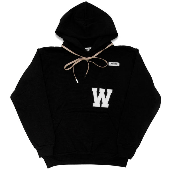 varsity hoodie (black)