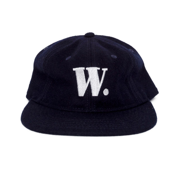 W. wool cap (navy)