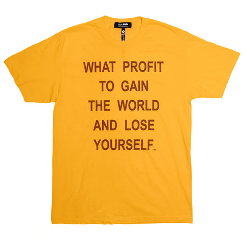WHAT PROFIT TO GAIN THE WORLD AND LOSE YOURSELF